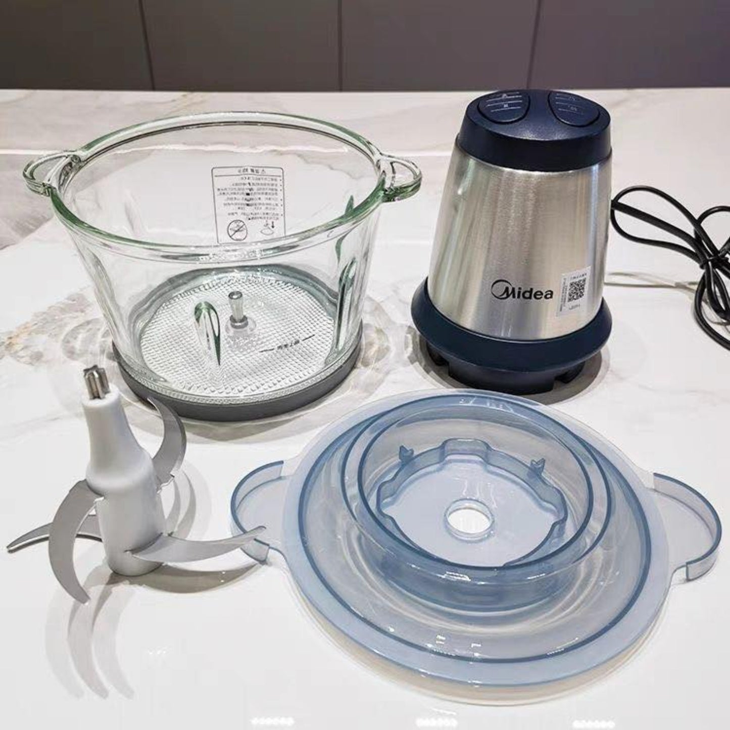 Midea 220V Electric Meat Grinder & Chopper - Versatile Meat Mincer Machine for Home Use